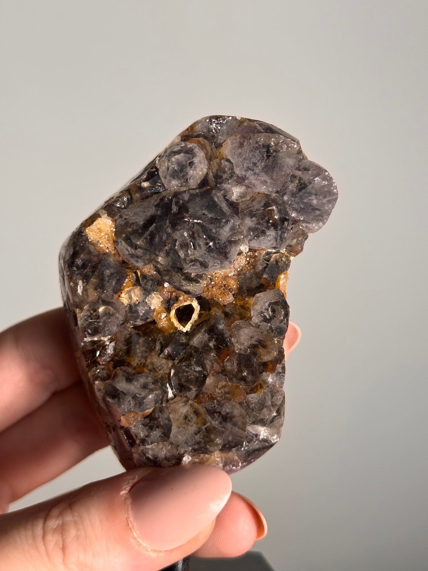 Amethist op standaard