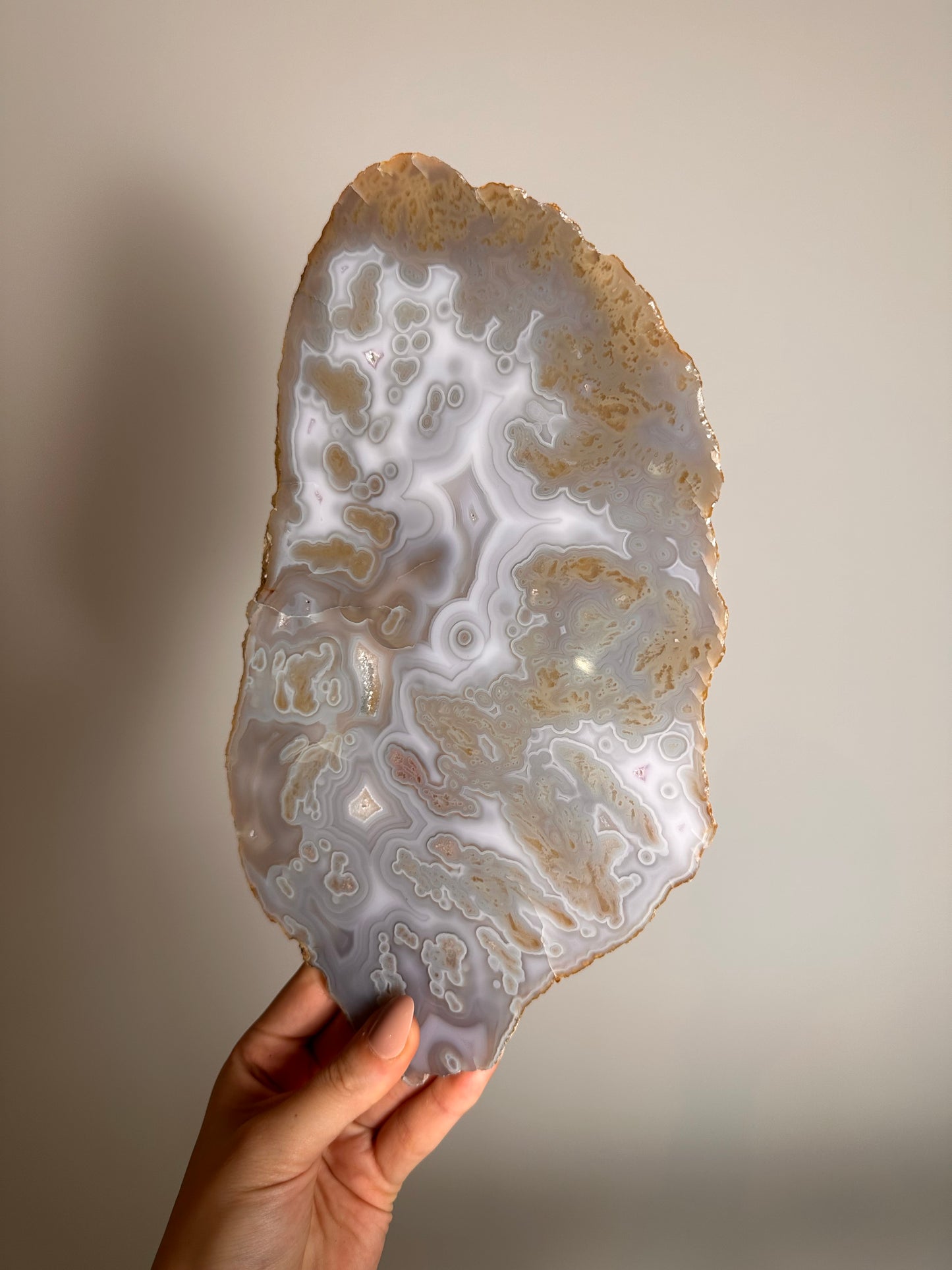 Agaat Schijf op standaard