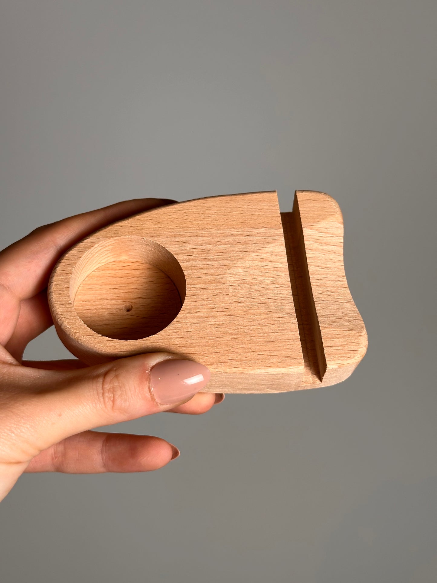 Waxinelichthouder voor Agaatschijven