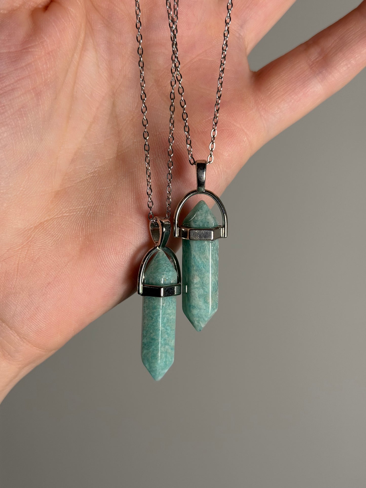 Amazoniet Point Necklace