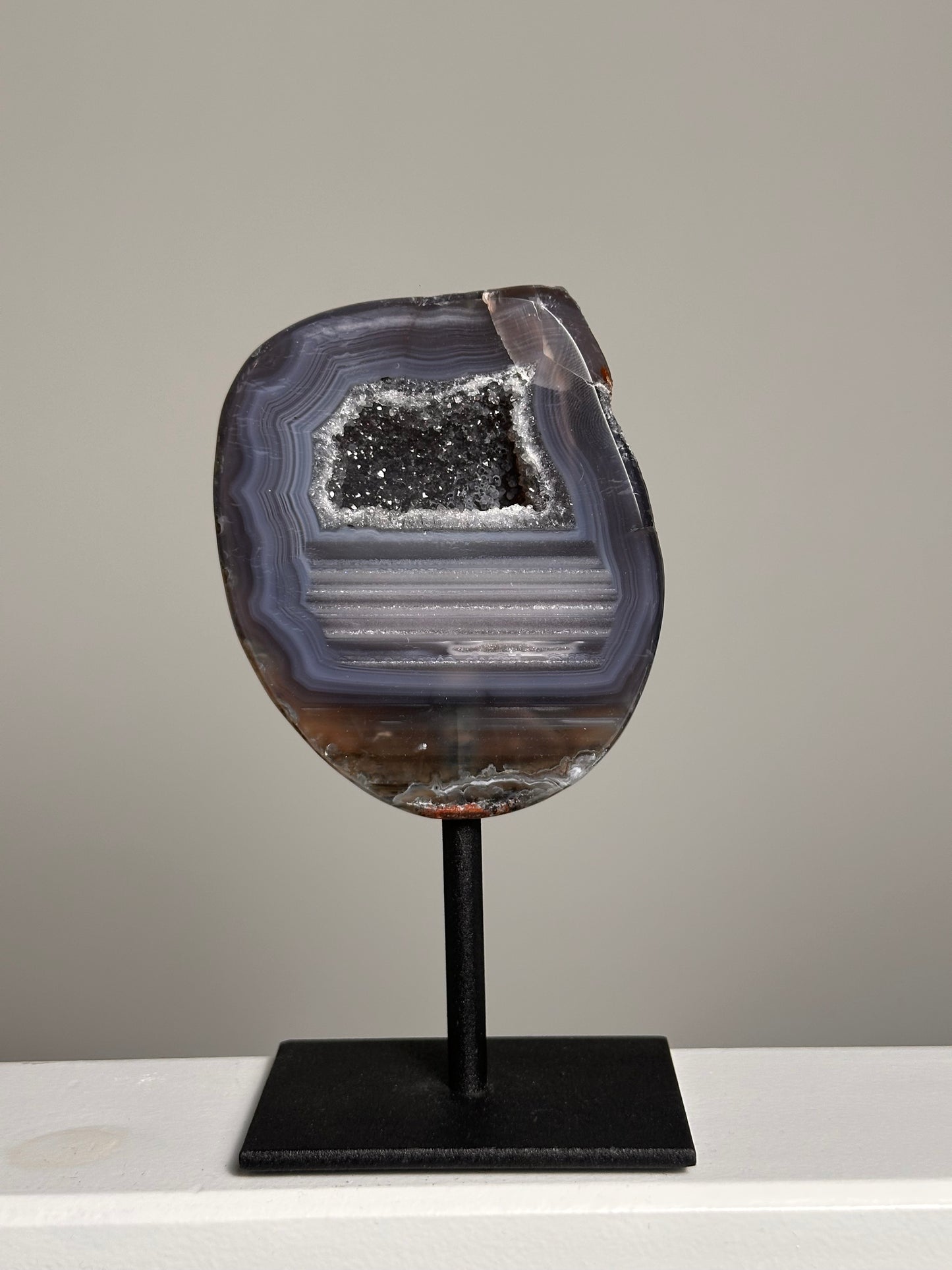 Ágata en soporte