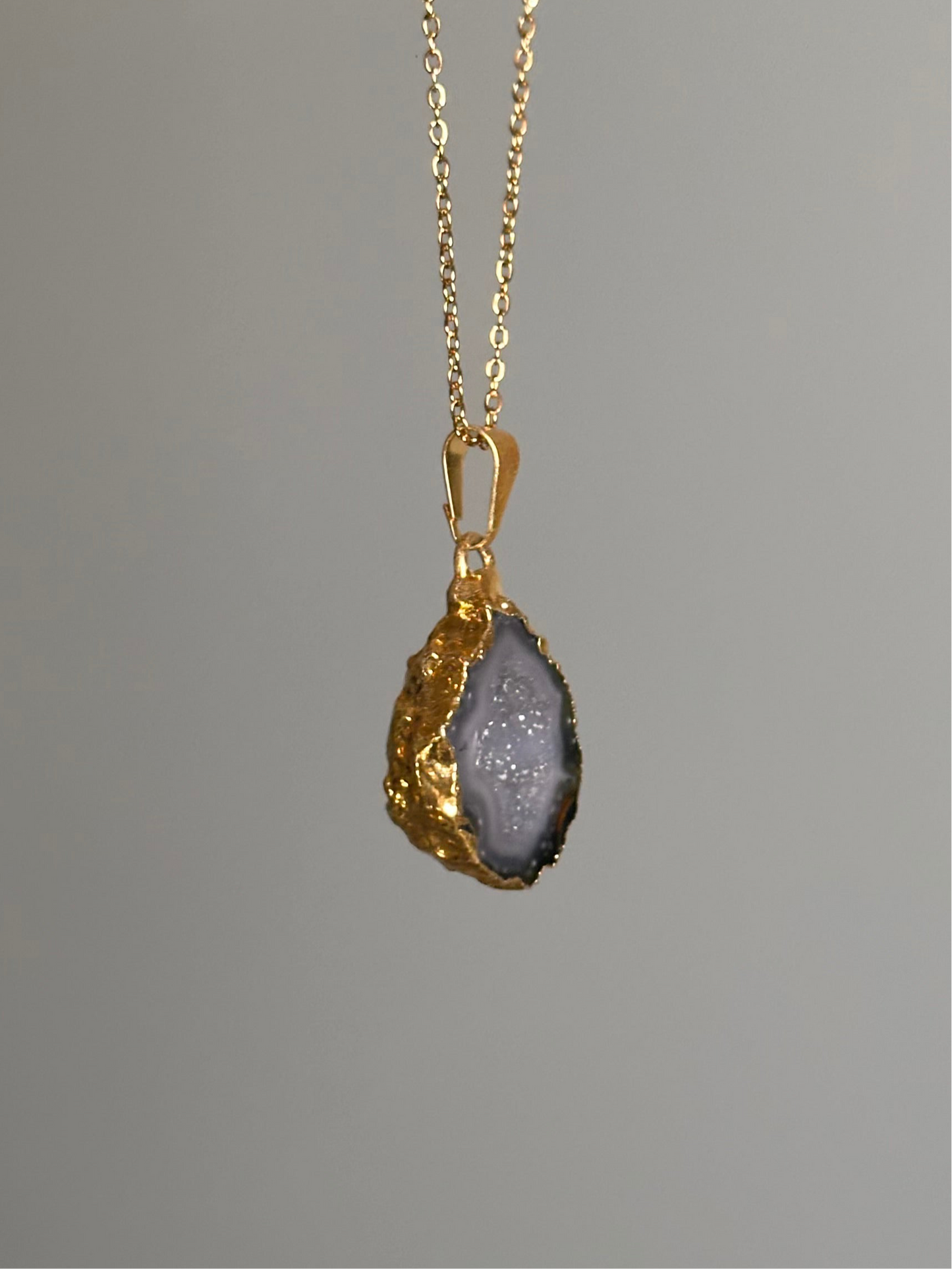 Agaat Geode Ketting