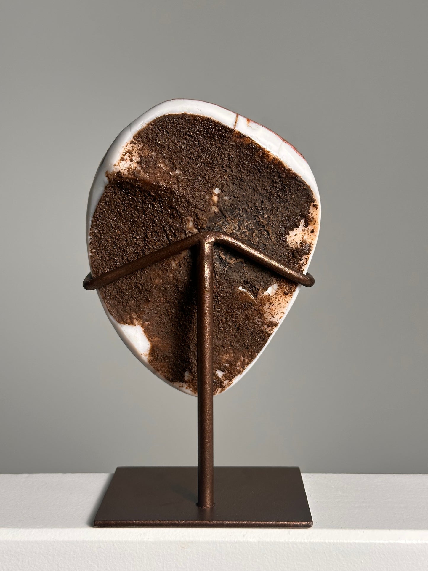 Gebrande Amethist op standaard