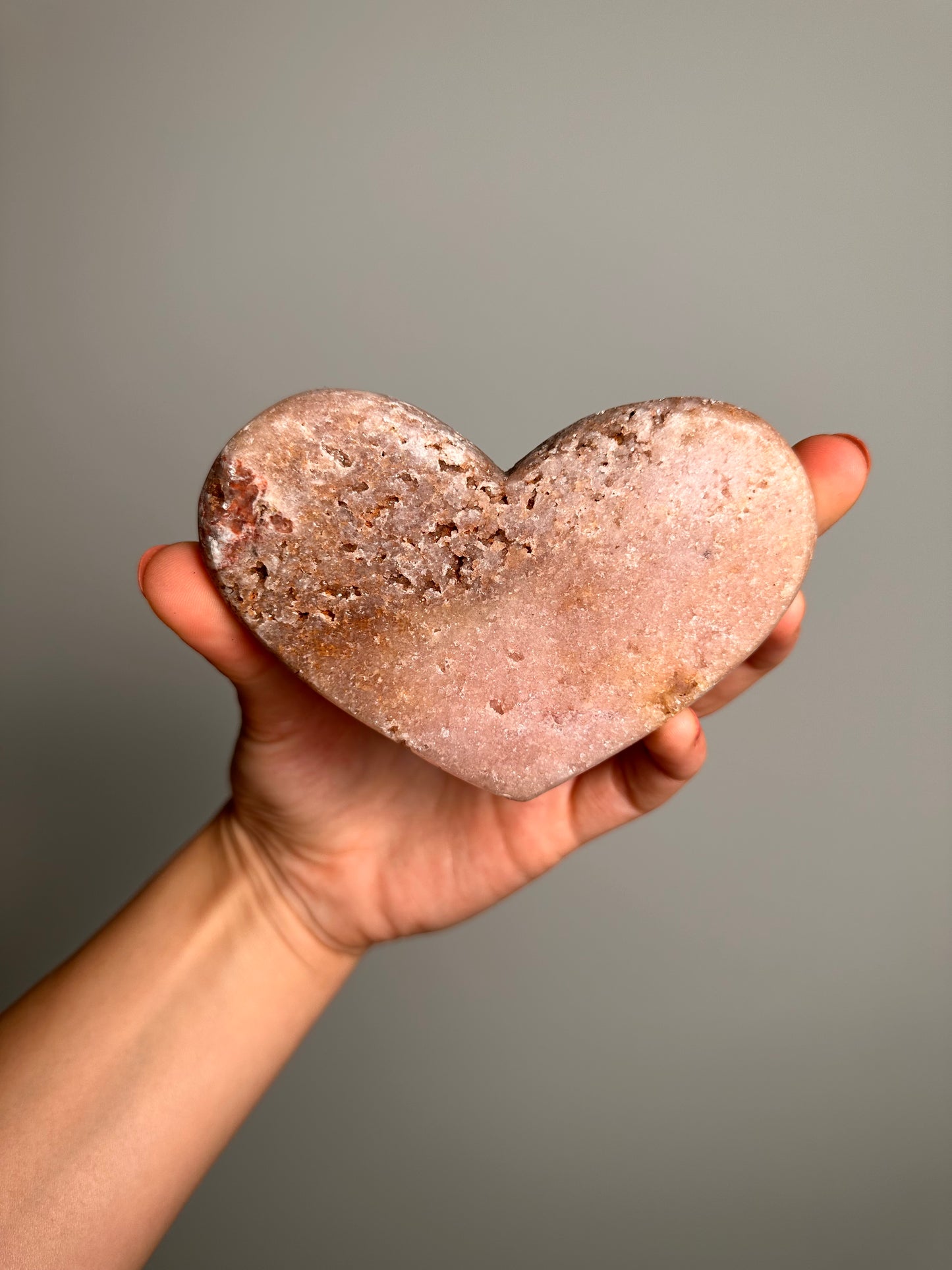 Roze Amethist Hart
