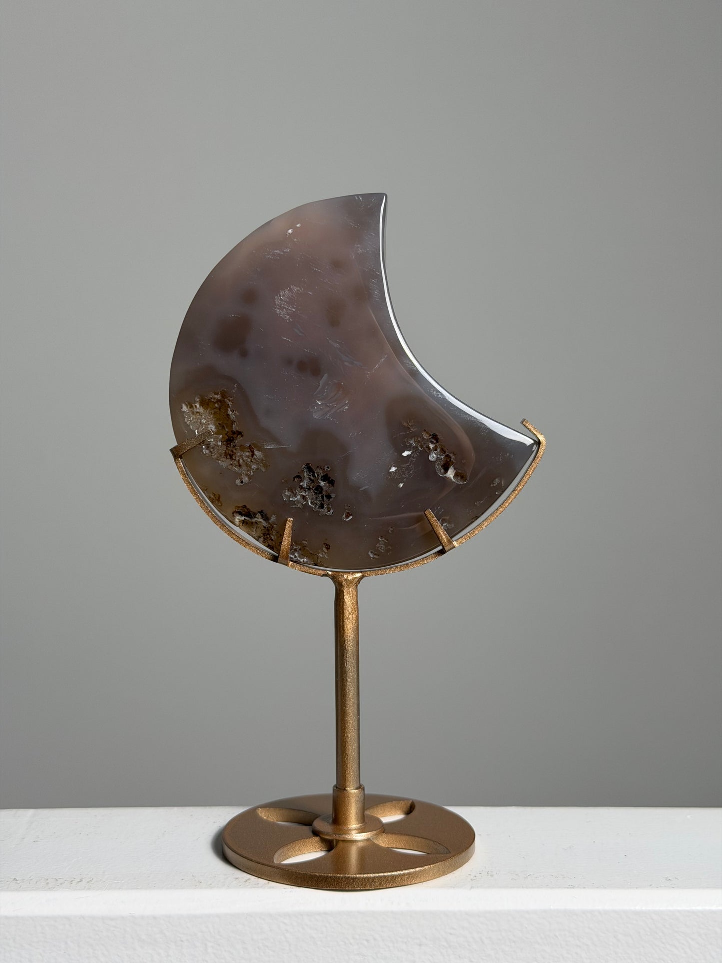 Agaat Maan op standaard