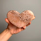 Roze Amethist Hart