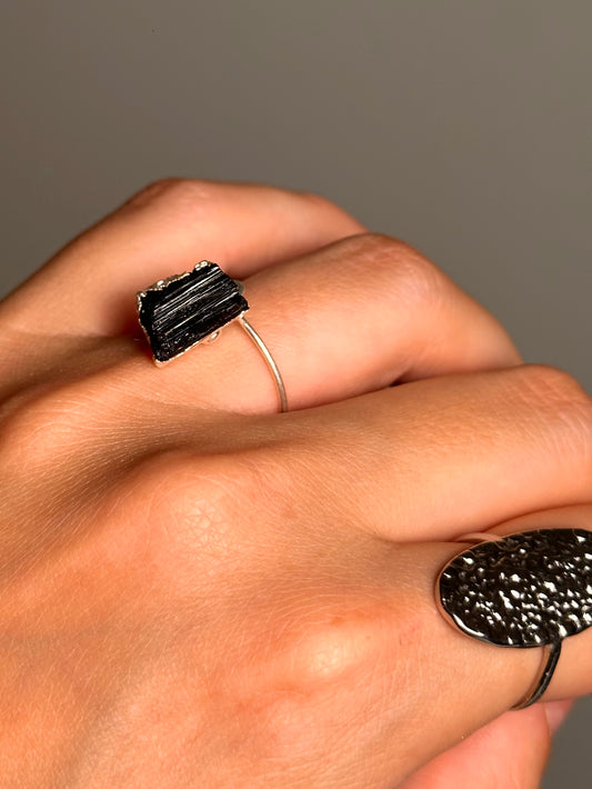 Toermalijn Ring Zilver