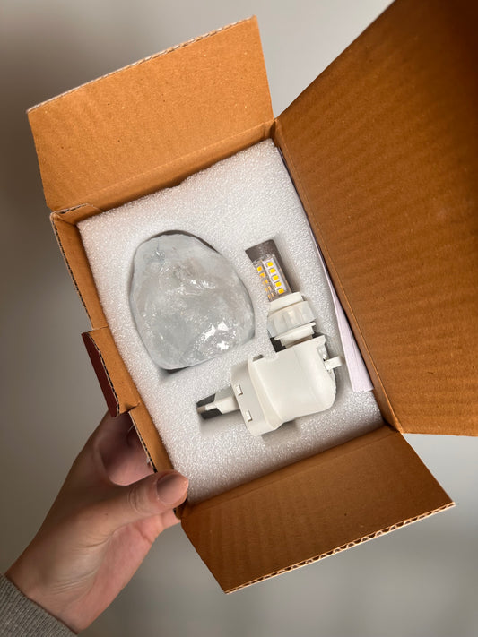 Zoutsteen Nachtlampje Wit