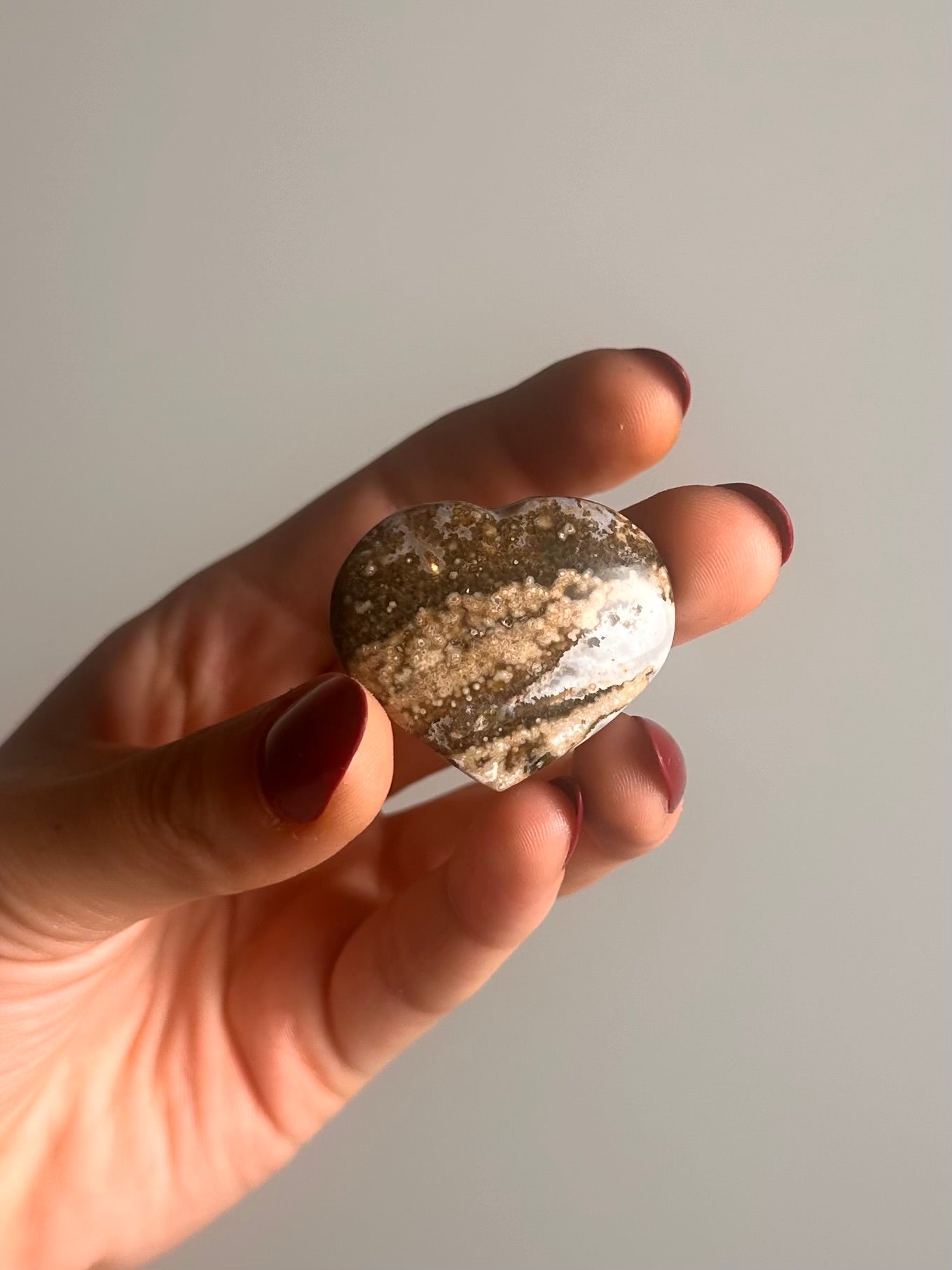 Ocean Jasper Heart