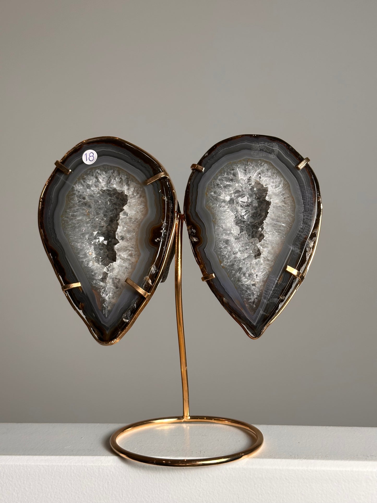 Agaat Geode op standaard