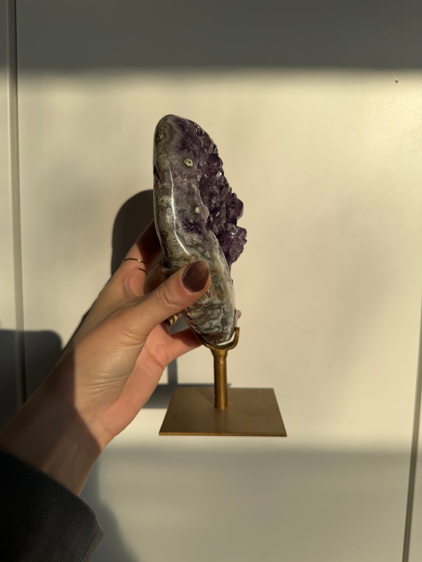 Amethist op standaard