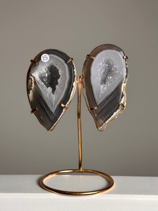 Agaat Geode op standaard