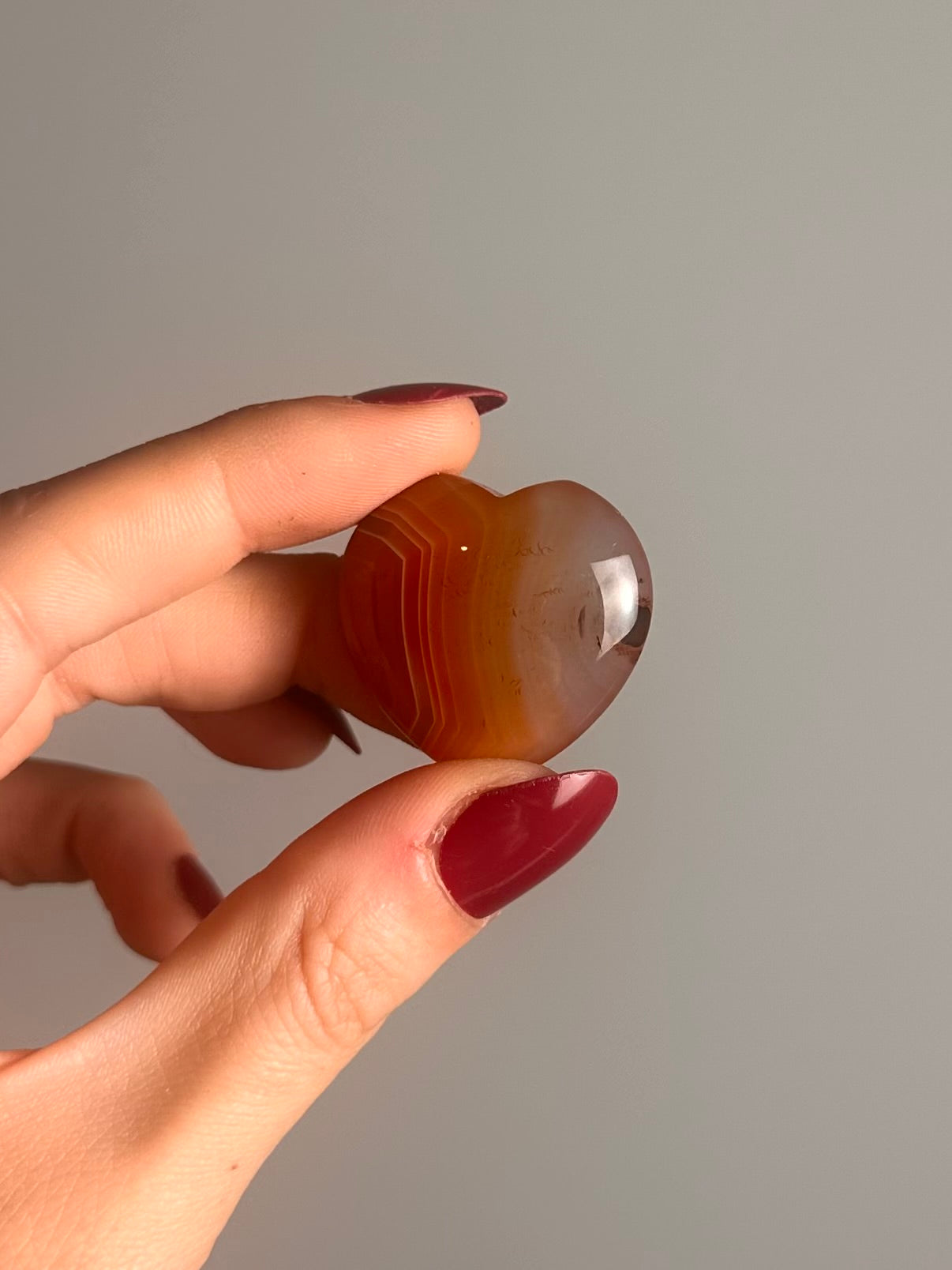 Carnelian heart