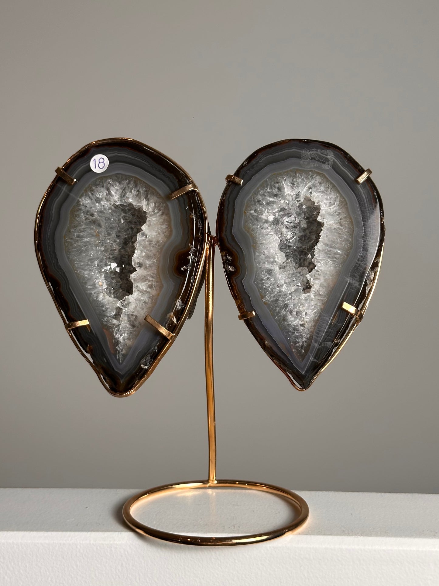 Agaat Geode op standaard