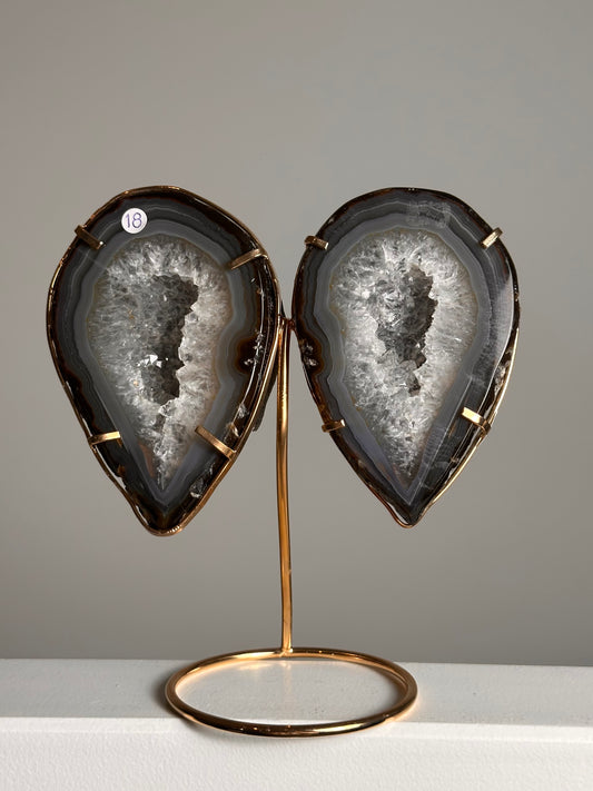 Agaat Geode op standaard