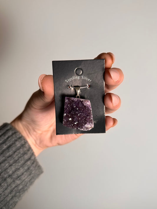 Amethist Ketting Hanger
