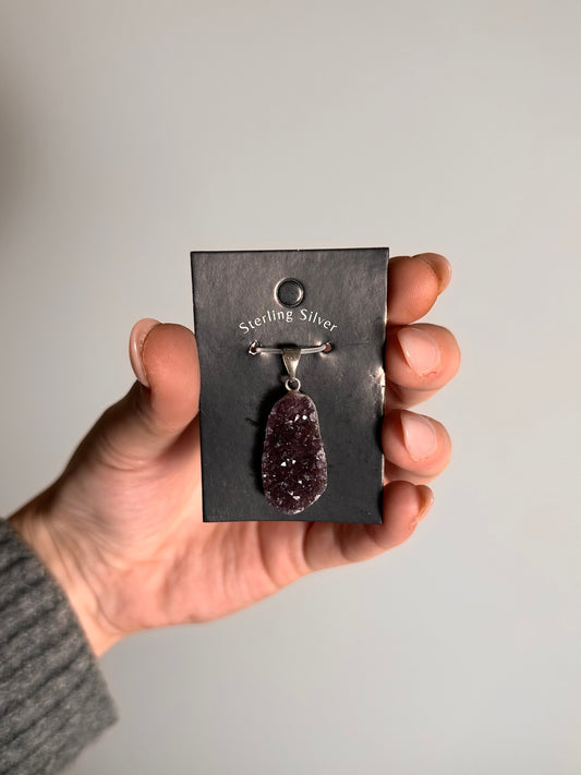 Amethist Ketting Hanger