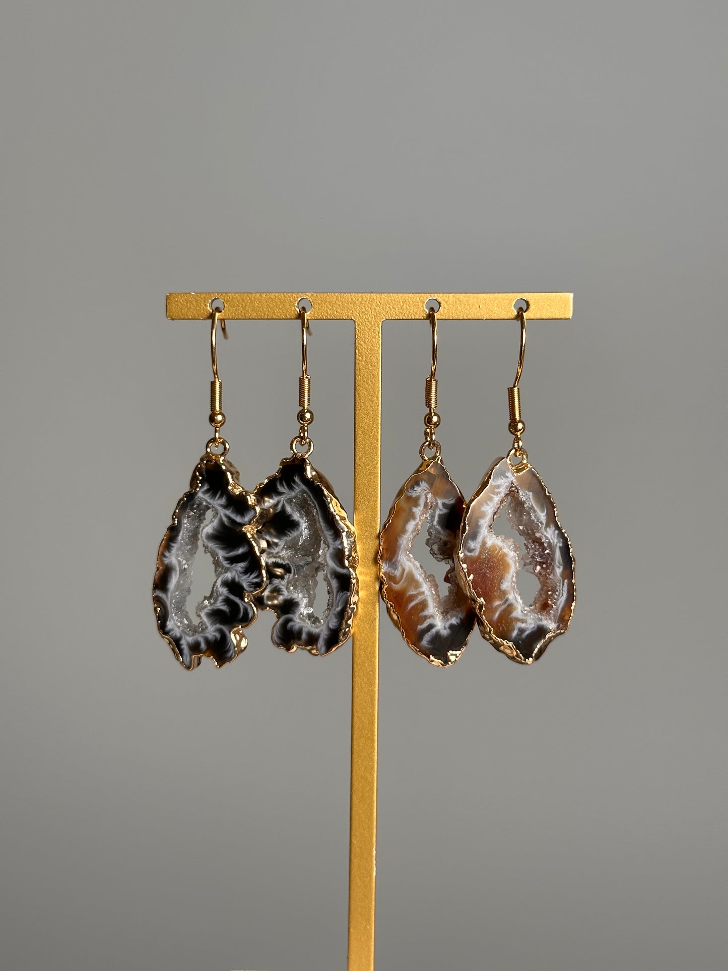 Agaat Portal oorbellen