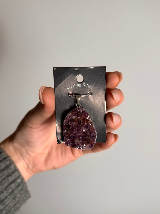Amethist Ketting Hanger
