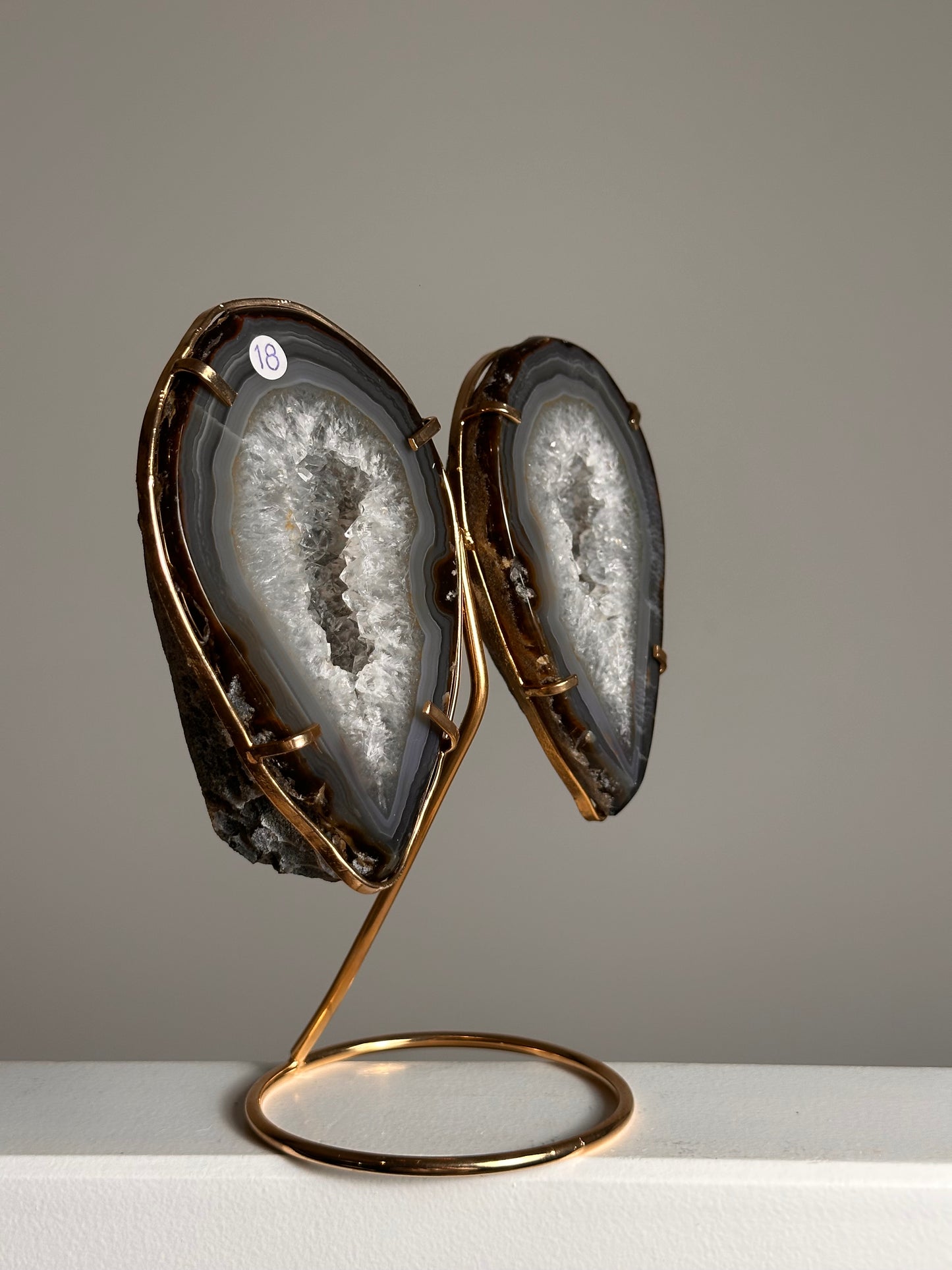 Agaat Geode op standaard