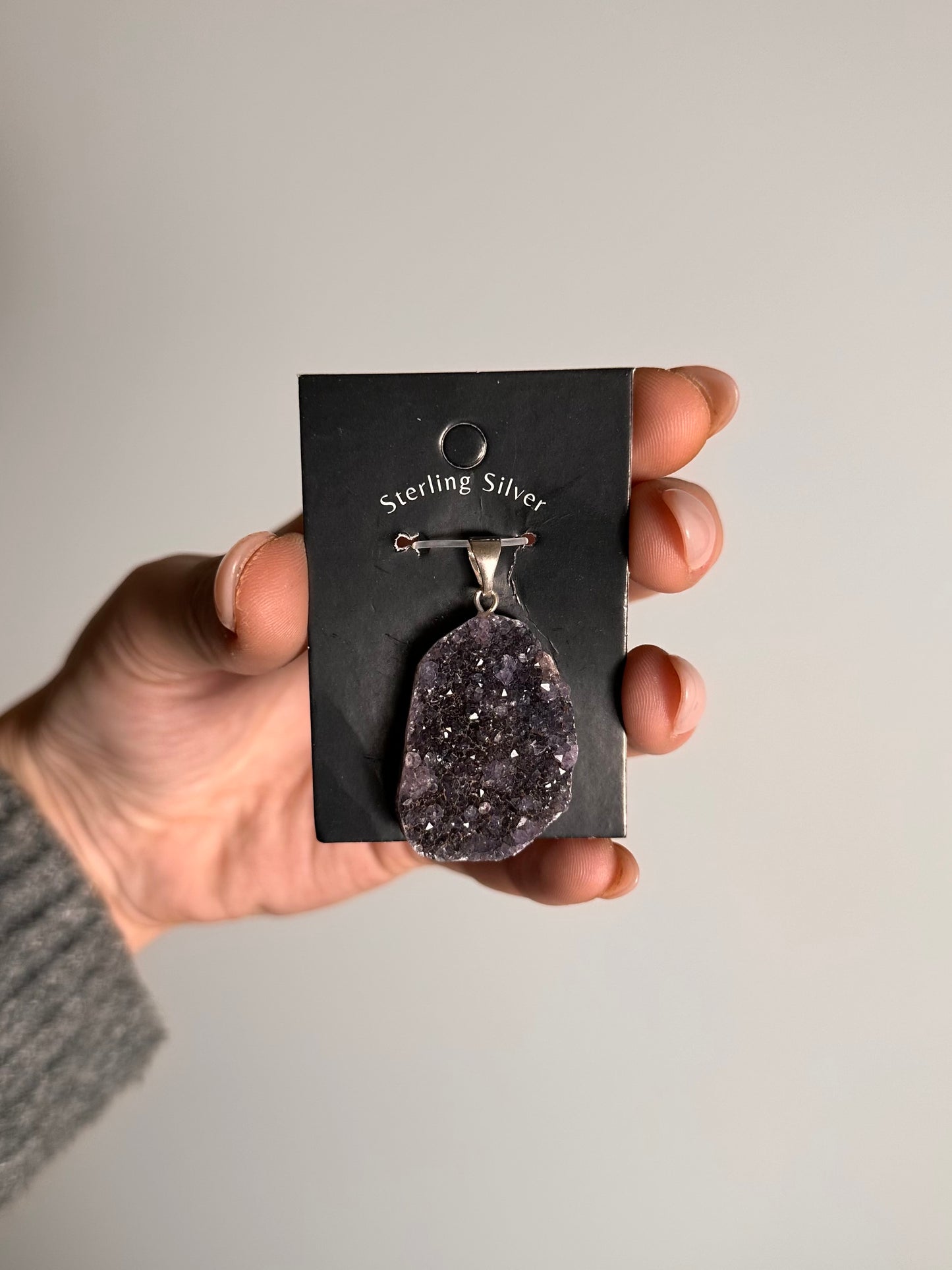 Amethist Ketting Hanger