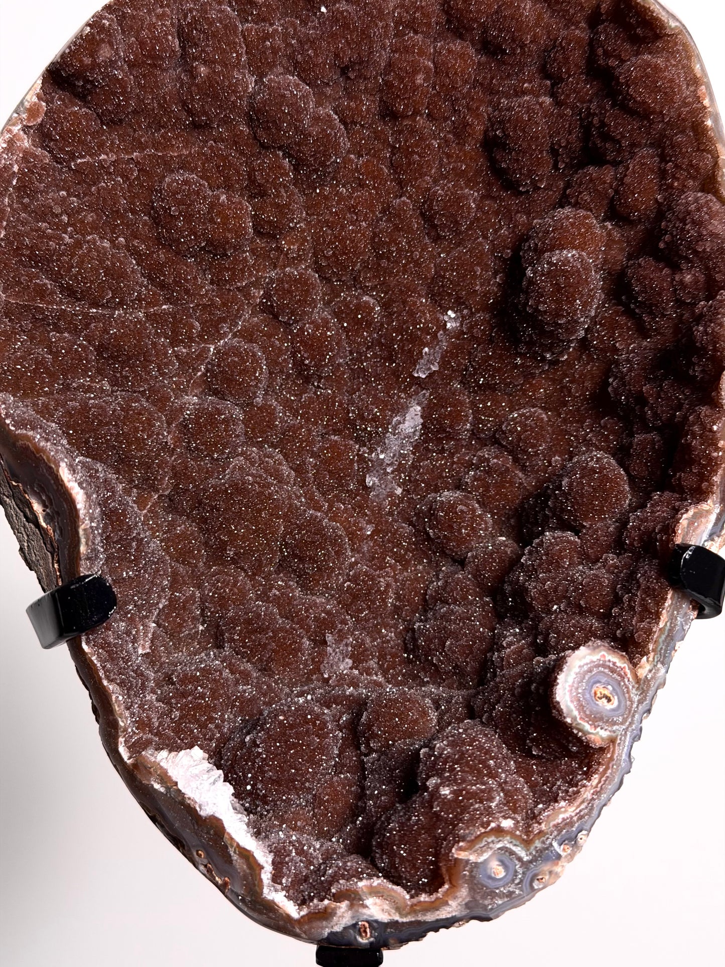 XL Rode Amethist op standaard