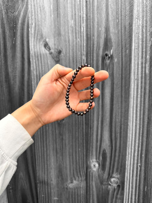 Zwarte Parel Armband