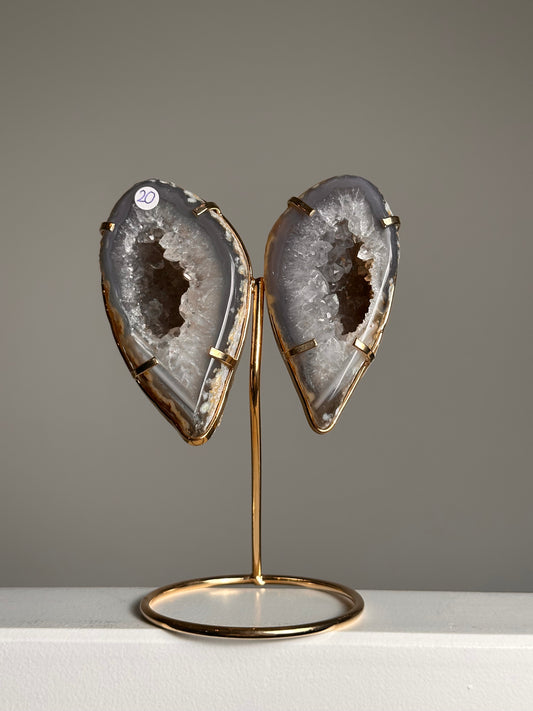 Agaat Geode op standaard