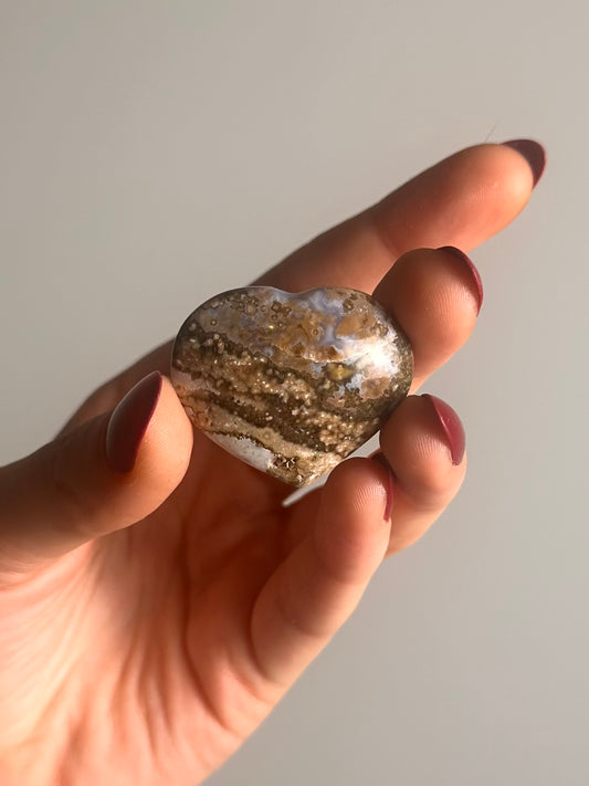 Ocean Jasper Heart