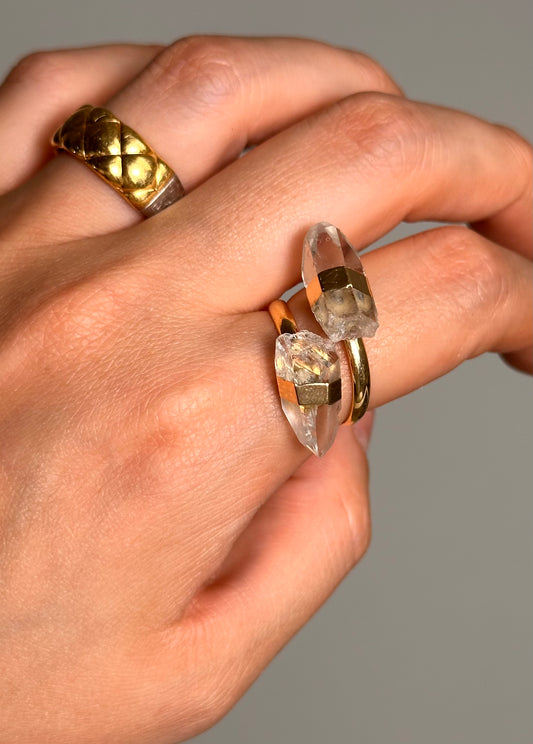 Bergkristal Ring