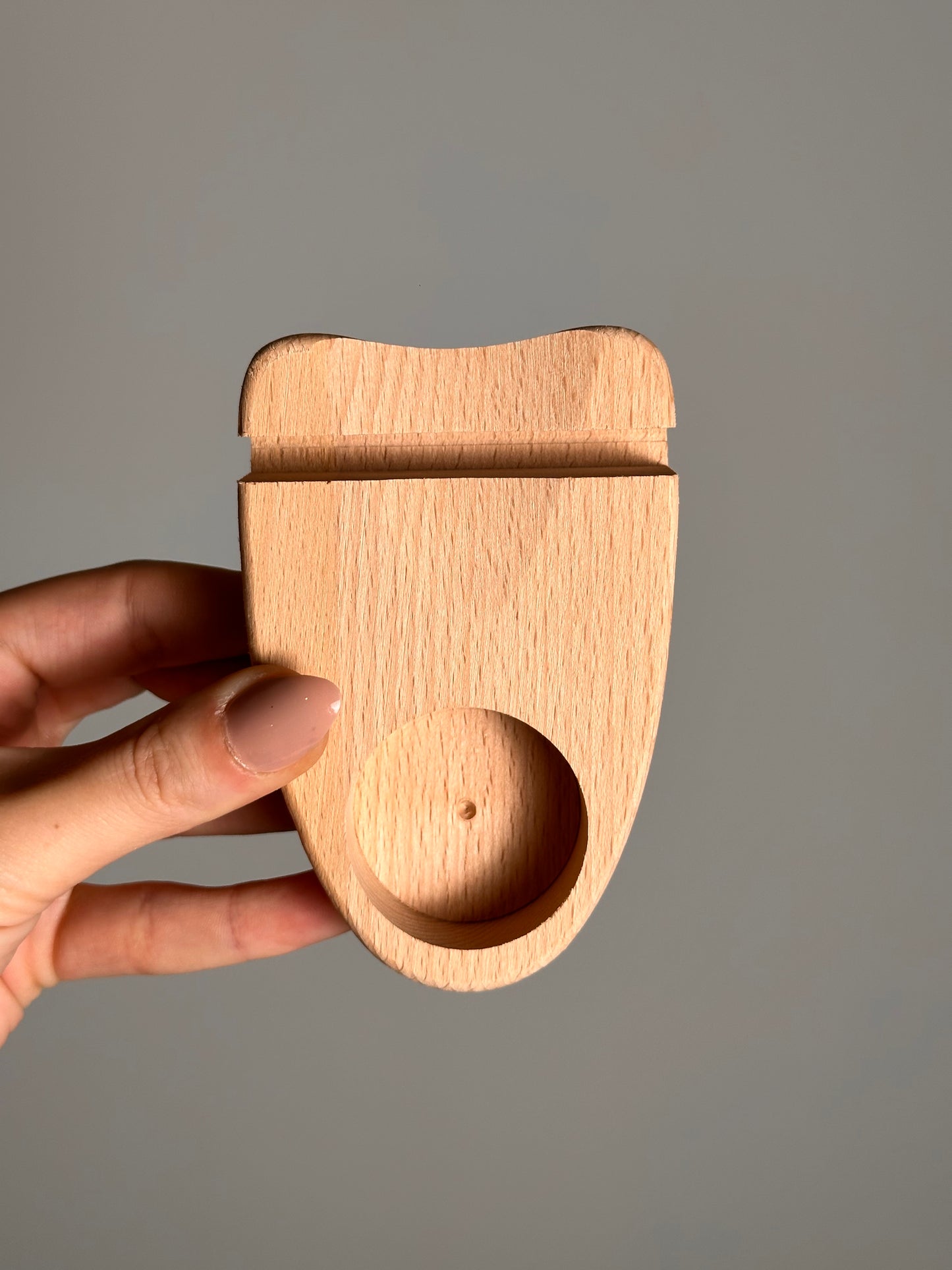 Waxinelichthouder voor Agaatschijven