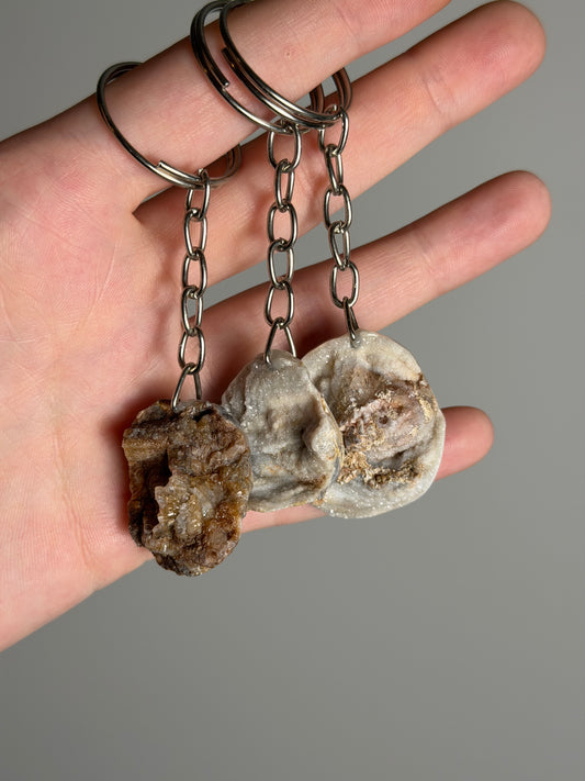 Chalcedoon Sleutelhanger