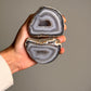 Paar Agaat Geode