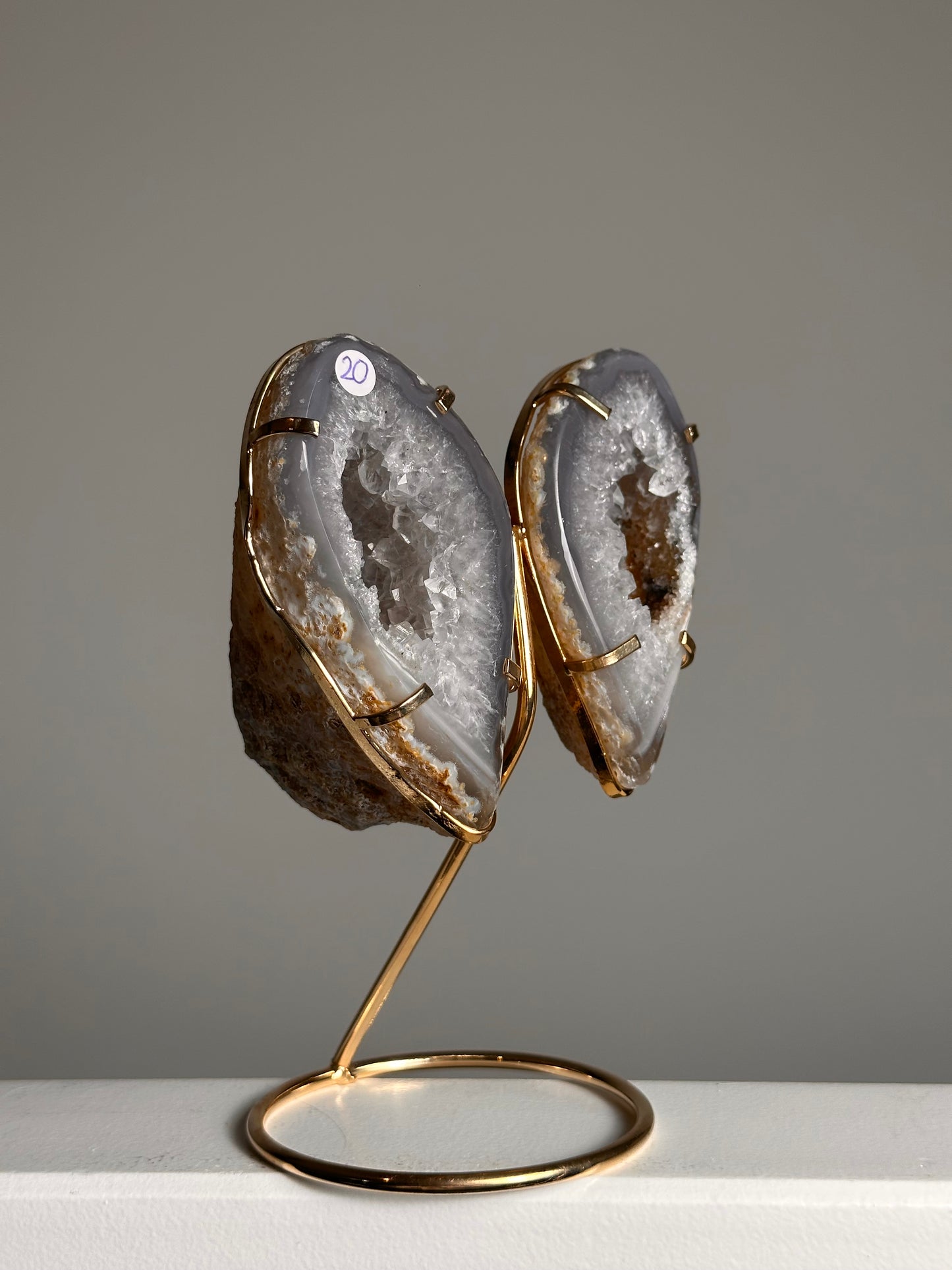 Agaat Geode op standaard