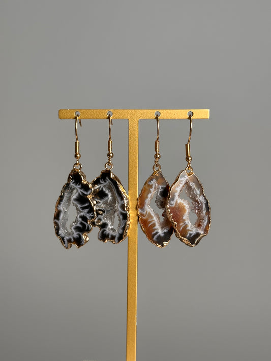 Agaat Portal oorbellen