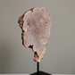Amatista rosa en soporte