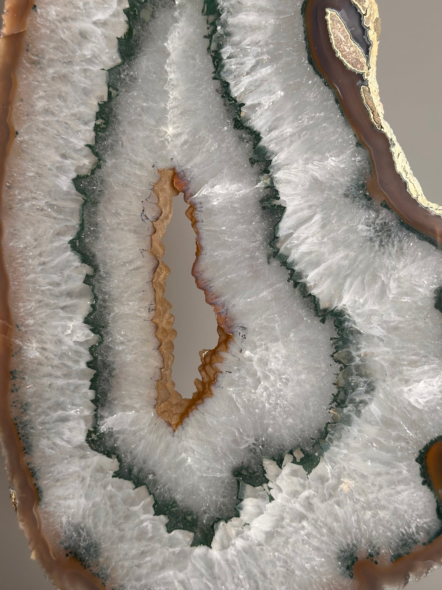 Agaat Schijf op standaard