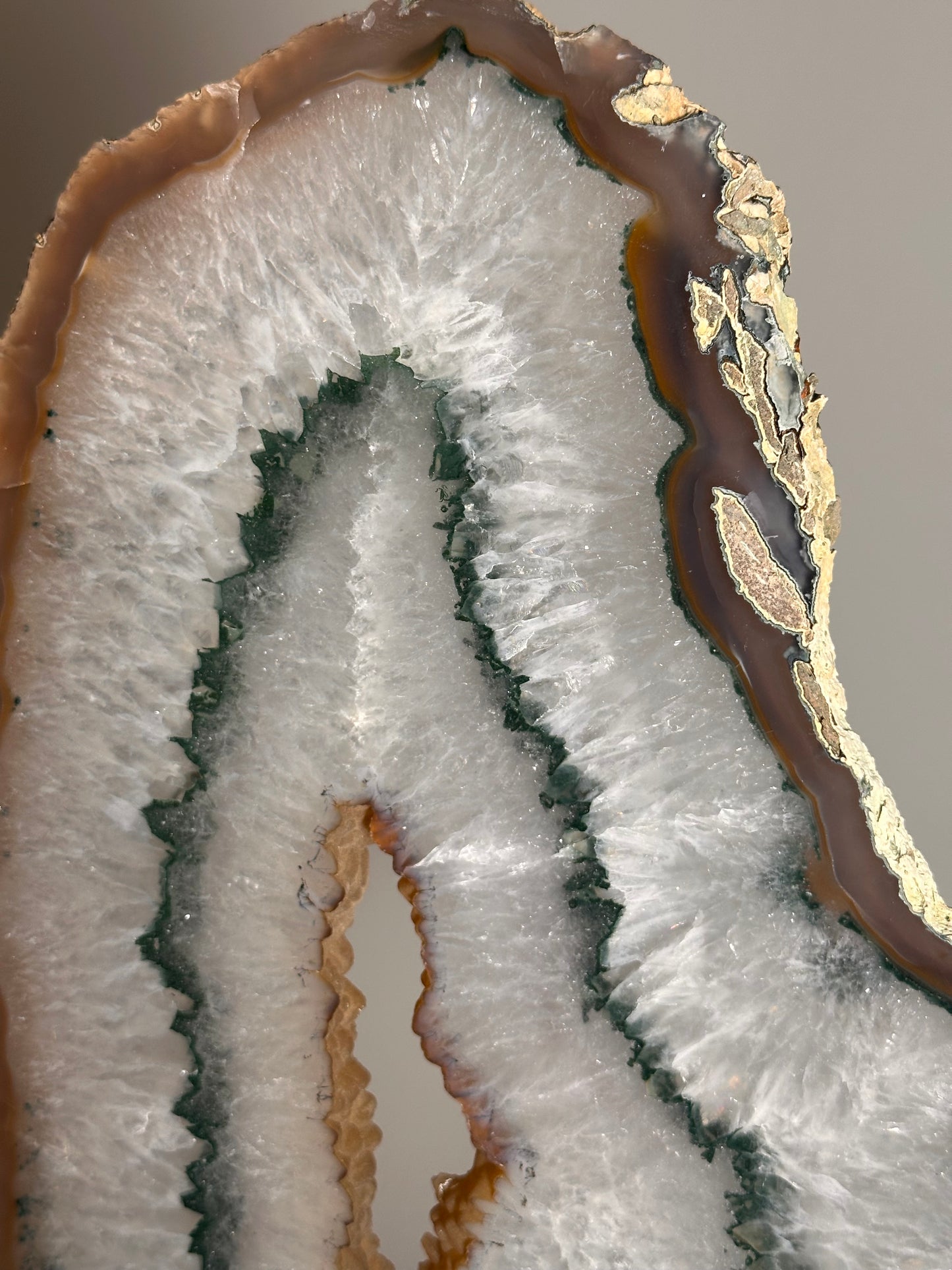 Agaat Schijf op standaard