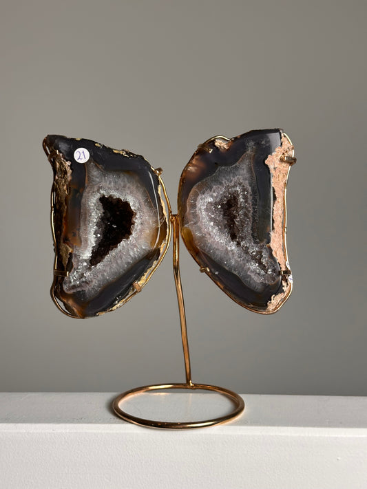 Agaat Geode op standaard