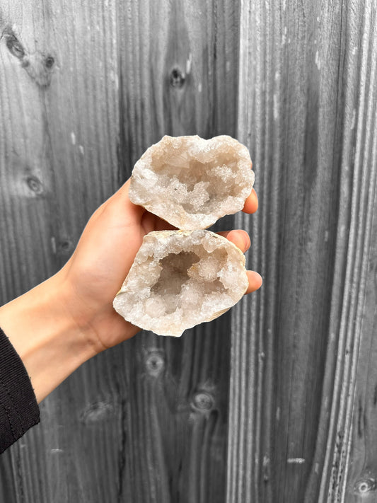 Gekraakte Bergkristal geode