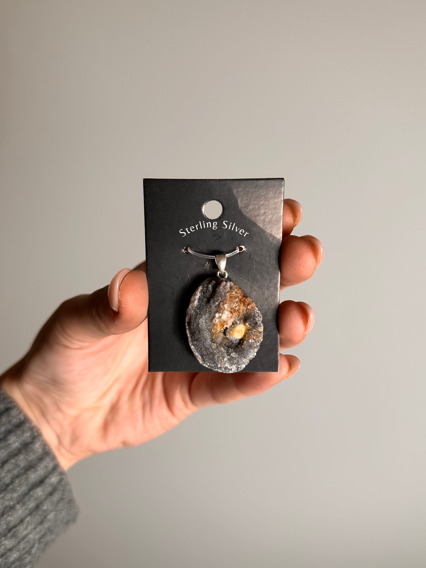 Chalcedoon Ketting Hanger