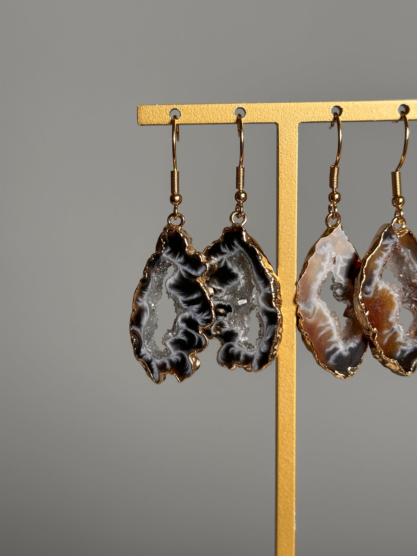 Agaat Portal oorbellen