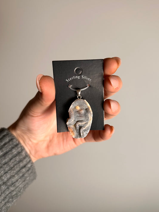 Chalcedoon Ketting Hanger