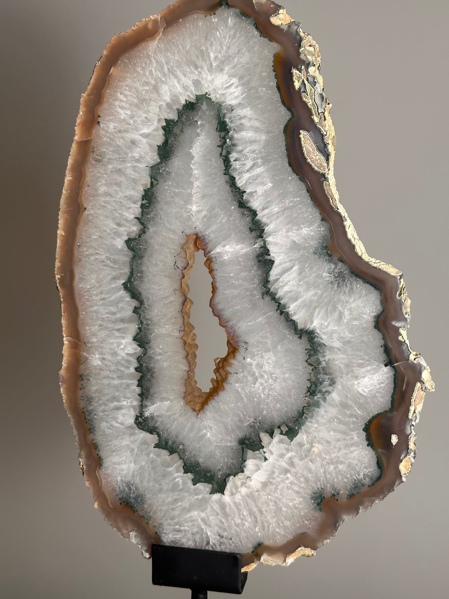 Agaat Schijf op standaard