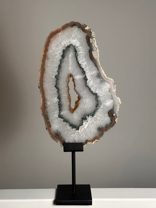 Agaat Schijf op standaard